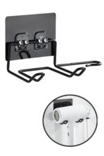 BUFFER® Fön Makine Askısı Siyah Yapışkanlı Fön Makine Tutucu - Görsel 6
