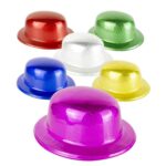 Mey İthalat® Gümüş Renk Hologramlı Plastik Yuvarlak Melon 27x24 cm - Görsel 2