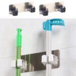 BUFFER® Pratik Organizer 4lü Yapışkanlı Fırça Paspas Mop Fırça Sabitleyici Ergonomik Alet Aparatı - Görsel 4