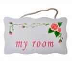 BUFFER® Decotown My Room Benim Odam Dekoratif Çiçek Desenli Kapı Askısı - Görsel 4