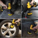 BUFFER® 3lü Matkap Ucu Banyo Küvet Duşakabin Araba Tekerliği Koltuk Yıkama Temizleme Fırçası Seti - Görsel 5