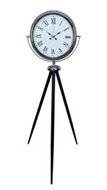 Krom Asalet Tripod Ayaklı Saat - Görsel 3