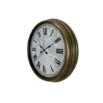 Antique World 40 Cm Eskitme Metal Duvar Saati - Görsel 2