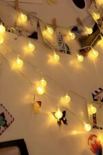 Mini Boncuk Detaylı 3.5 Metre USB LED Işık – 20 LED’li Dekoratif Ortam Aydınlatması - Görsel 8