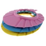 BUFFER® Ayarlanabilir Bebek Banyo Şapkası Pembe Küvet Şapkası Başlığı - Görsel 2