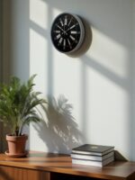 36 cm Dekoratif Gri Duvar Saati - Görsel 3