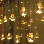 10 Sarkıtlı Kumandalı Dekoratif Top İçi Mini Toplu LED Günışığı Rengi Dekoratif Aydınlatma