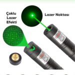 ULTRA güçlü Yeşil Şarjlı Lazer Pil Anahtar - Uzun Menzilli