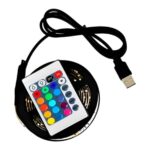 2 Metre Kumandalı USB LED Şerit Işık – Renk Ayarlı Dekoratif Ortam ve Ambiyans Aydınlatması - Görsel 4