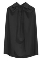 Mey İthalat® Siyah Renk Yakalı Çocuk Pelerin 90 cm - Görsel 2