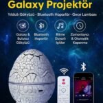 Bluetooth Hoparlörlü RGB Gece Lambası – Dinazor yumurtası Işıklı