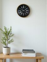 36 Cm Kahverengi Dekoratif Duvar Saati