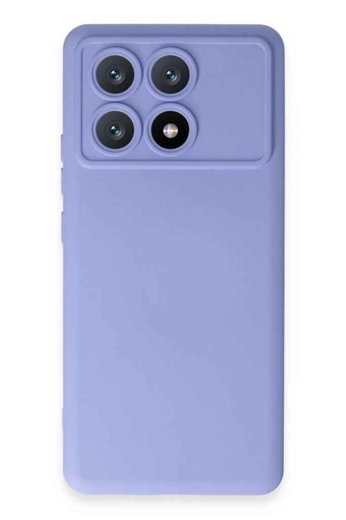 Mey İthalat®   Poco X6 Pro Kılıf Nano içi Kadife Silikon - Lila