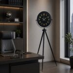 Black Prime Gold Rakamlı Tripod Ayaklı Saat