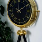 İhtişam Gold Tripod Ayaklı Saat