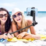 BUFFER® Fotoğraf Makinası ve Telefon Takılabilen 2si 1 Arada 2.2m Uzayan Selfie Çubuğu Kumandalı Tripod - Görsel 2