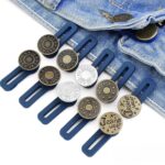 BUFFER® 10 Adet Yedek Kot Düğmeleri Beden Genişletici - Görsel 2