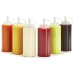 BUFFER® Şeffaf Kapaklı Sızdırmaz Yağlık Sosluk Şişesi Plastik Yağdanlık 400 ml AP-9028 - Görsel 3