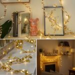 3 Metre Yaldızlı Gold LED Işık – Dekoratif Ortam ve Yılbaşı Aydınlatması - Görsel 5