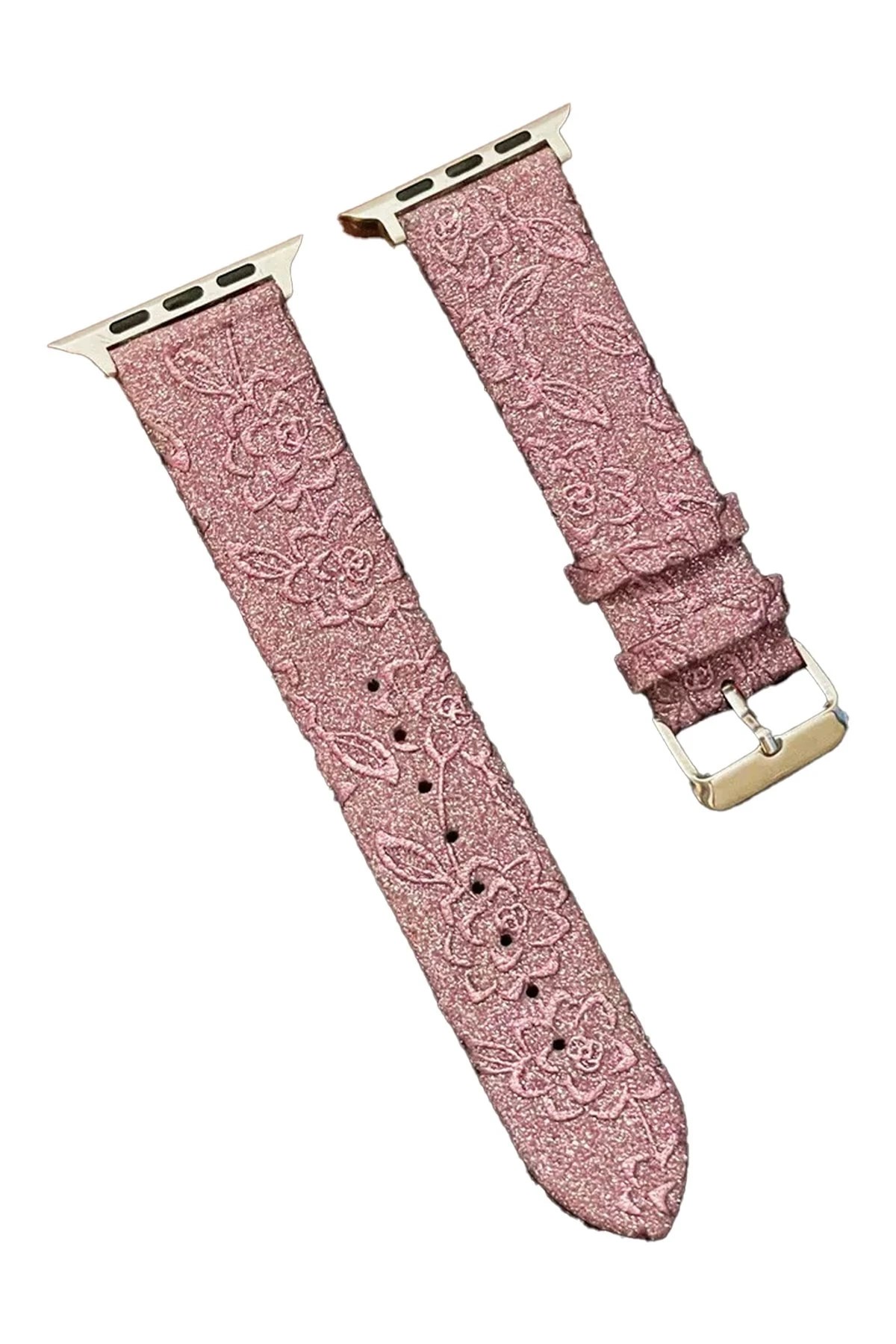 Mey İthalat® Watch 38mm Creeper Desenli Kordon - Rose Gold Mey İthalat® Watch 38mm Creeper Desenli Kordon - Rose Gold