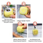 BUFFER® Yumuşak Silikon Malzemeli Esnek Jel Hazneli Masaj Fonksiyonlu Etkili Banyo Duş Kese Lifi - Görsel 7