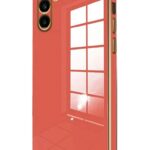 Mey İthalat®  Samsung Galaxy A15 4G Kılıf Volet Silikon - Kırmızı