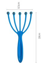 BUFFER® Çok Fonksiyonlu 5 Uçlu Bilyeli Baş Boyun Bacak Kol Masaj Alet Rahatlatıcı Kafa Masaj Aparatı - Görsel 5