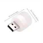 BUFFER® USB Mini Top LED 10’lu Aydınlatma Beyaz Işıklı Gece Lambası, Enerji Tasarruflu Mikro LED Işıklar - Görsel 5
