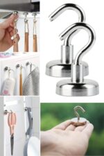 BUFFER® Güçlü Manyetik Mutfak,Banyolar İçin Çok Amaçlı 2'li Magnet Askı - Görsel 6