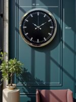 Elegance 40 Cm Metal Dekoratif Duvar Saati - Görsel 5