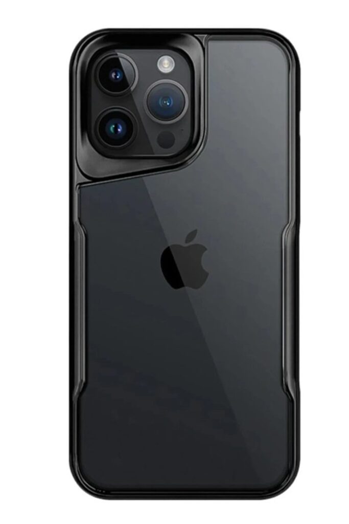 Mey İthalat®  iPhone 15 Pro Kılıf Boyi Silikon Kapak - Siyah