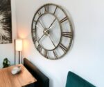 Eskitme Stil 73 Cm Duvar Saati - Görsel 2