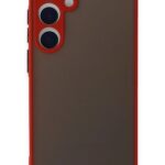 Mey İthalat®  Samsung Galaxy S24 Kılıf Montreal Silikon Kapak - Kırmızı