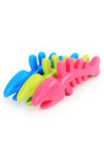 BUFFER® Balık Kemiği İskelet Şekilli Renkli Plastik Kedi Oyuncağı - Görsel 7