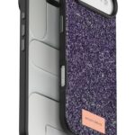 Mey İthalat®   iPhone 17 Air Bright Simli Kapak - Derin Mor