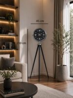 Krom Asil Tripod Ayaklı Saat - Görsel 4