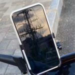 Motosiklet Gidon Telefon Tutucu–360° Döner, Kaymaz Sabitleme Sistemli, Sarsıntı Önleyici Telefon Tutucu Aparat - Görsel 5