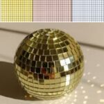 BUFFER® Kare Gold Cam Mozaik Fayans Çıkartmaları El İşi Kare Cam Fayans Kendinden Yapışkanlı Aynalı Dekor Panel 30x30 Cm - Görsel 3