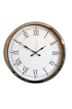 Roma Zarafeti Krom 52 Cm Metal Duvar Saati - Görsel 4