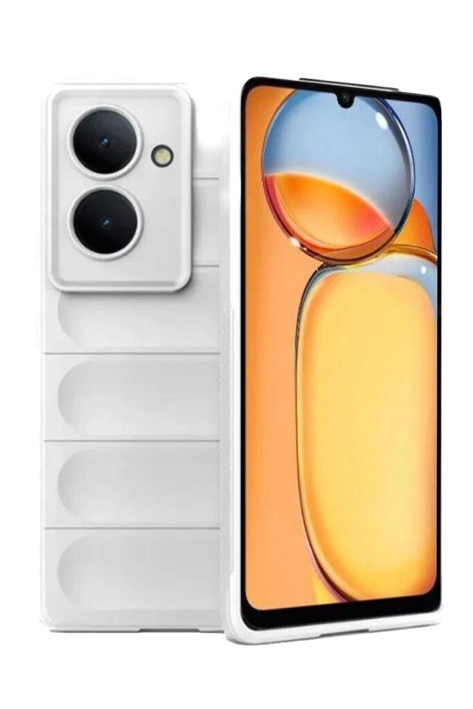 Mey İthalat®   Redmi 13C Kılıf Optimum Silikon - Krem