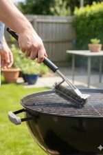 BUFFER® Mangal Izgara Temizleme Fırçası – Paslanmaz Çelik Telli, Uzun Saplı Grill Temizlik Aparatı Mangal Temizlik Fırçası - Görsel 6