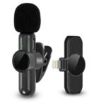 BUFFER® Type C Uyumlu İphone Dönüştürücülü Kablosuz Yaka Mikrofonu Android ve İphone Uyumlu Mini Mikrofon - Görsel 3