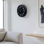 Midnight Black 40 Cm Metal Duvar Saati - Görsel 2