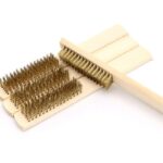 BUFFER® Metal Telli Fırça Ahşap Saplı Pas Kir Sökme Temizleme Fırçası - Görsel 8