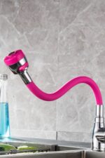 BUFFER® Oynar Başlıklı Tasarruflu Kubar Musluk Borusu ve Başlığı  Pembe - Görsel 7