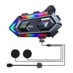 BUFFER® Y20 Motorsikletler İçin Kablosuz Bluetooth Kulaklıklı – Suya Dayanıklı