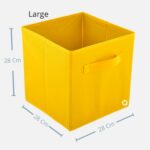 BUFFER® Çok Amaçlı Kullanım Dekoratif Dolap İçi Düzenleyici Organizer Katlanabilir Kutu - Görsel 5