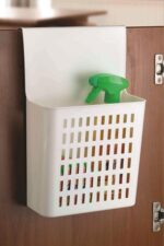 BUFFER® Dolap Kapağına Asılabilir Mutfak Dolap Düzenleyici Plastik Sepet - Görsel 3