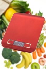 BUFFER® TF 1002 Hassas Ölçümlü  Maksimum 5 Kg Kapasiteli Led Ekran Platin Dijital Mutfak Tartısı - Görsel 3