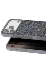 Mey İthalat®   iPhone 17 Pro Max Bright Simli Kapak - Gümüş - Görsel 2